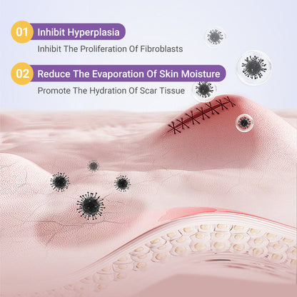 ✅Official Store |shinneey® Hyaluronic Acid Nano Microneedle Repair Tape🏥(Treatment of old and new scars, reduction of surgical scars, stretch marks, keloids, acne, burns, warts, dermatomes and varicose veins)
